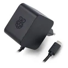 Black PSU-27W-USB-C-EU-B for Raspberry Pi 5