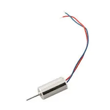 "716 Hollow Cup Motor High Speed 3.7V 50000RPM Size: 7*16mm Drive Shaft: 0.8mm Black&White Wire+Wire Length About 1M"