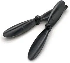 "4pcs/set 55mm Black Propeller for H107L H107C H107D （Aperture 1mm）"