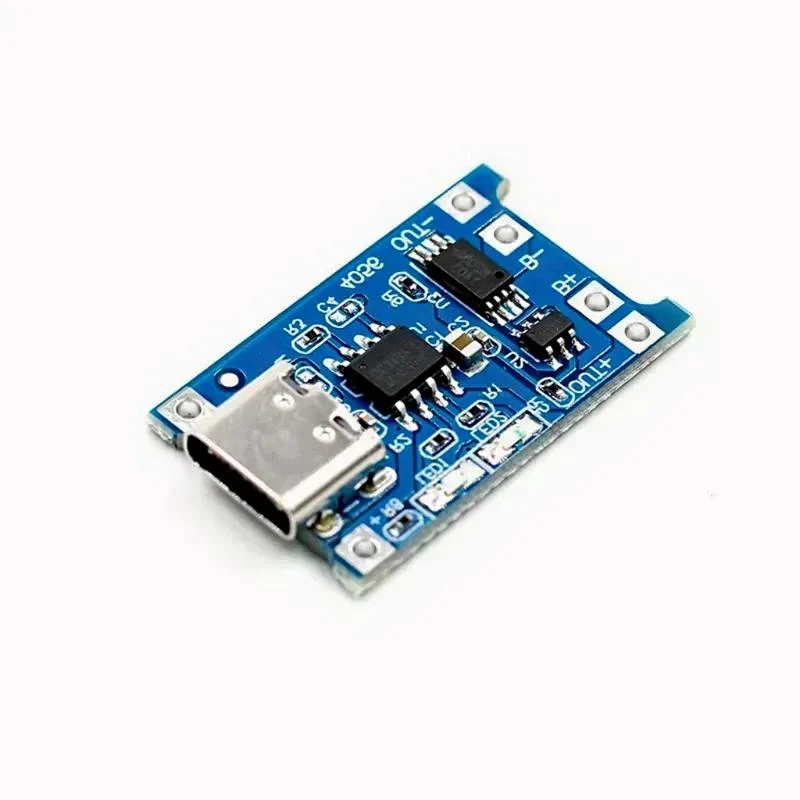 [EB000651] 18650 Lithium Battery Charger and Protection Module 1A USB-C - TP4056