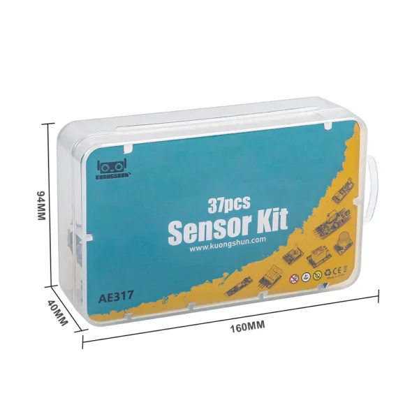 [EB000114] 37pcs Sensor Kit with Plastic Case