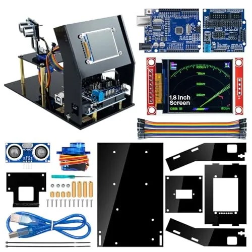 [EB000115] DIY Learning Kit for Arduino - Simulation Radar Ultrasonic Maker