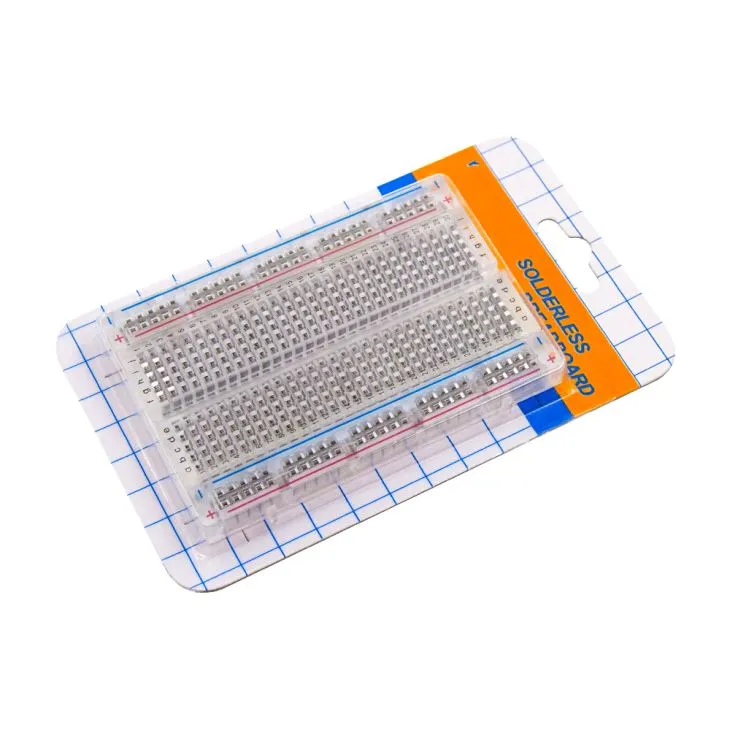 [EB000117] Transparent 400 Points Soldless Breadboard
