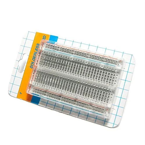 [EB000117] Transparent 400 Points Soldless Breadboard