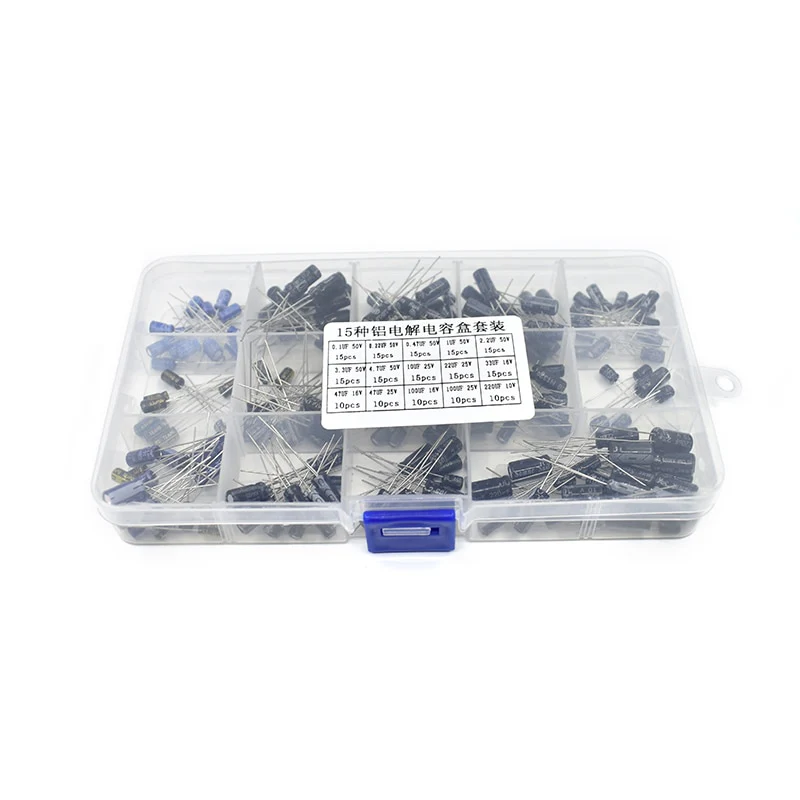 [EB000122] 120pcs 12 value 1uF-470uF Electrolytic Capacitor Kit