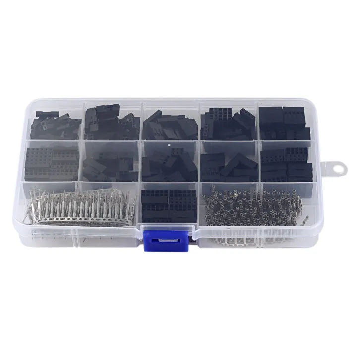 [EB000137] 620pcs Dupont Connector 2.54mm Dupont Cable Jumper Wire Pin Header Housing Kit