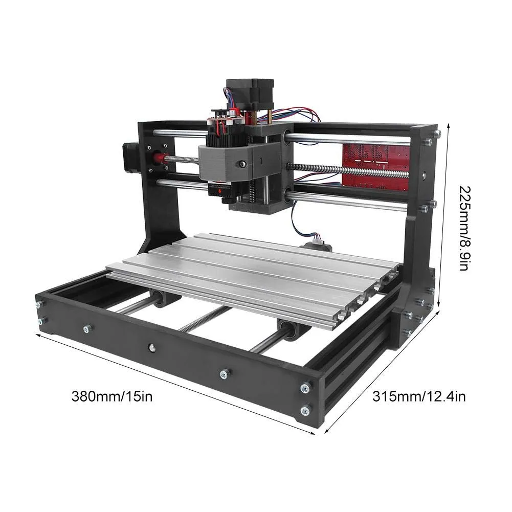 [EB000149] CNC 3018 Pro DIY Mini Desktop Engraving Machine Laser Control EU Plug with 5500mw Laser