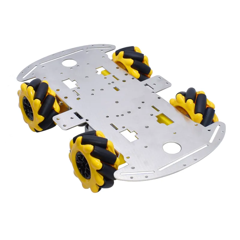 [EB000174] McNamum Wheel Aluminum Car Chassis DIY Car 4WD Four-wheel Drive Chassis