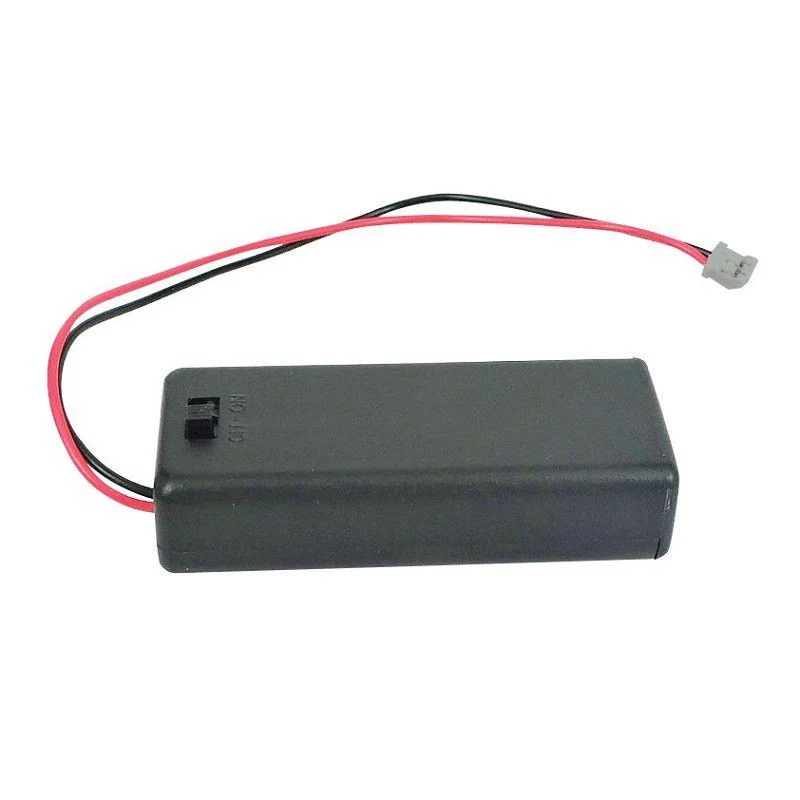 [EB000315] 2 x AAA Battery Holder Box with Cable Cover On/Off for micro:bit