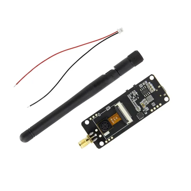 [EB000328] TTGO T-Journal ESP32 Camera Module Development Board OV2640 Camera SMA Wifi 3dbi Antenna 0.91 OLED Camera Board CH9102T Chip Normal Camera