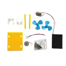 "Analog Micro Wind Generator System DC Motor (Pls Kindly Prepare 3xAA Battery by Yourself) （without Battery）"