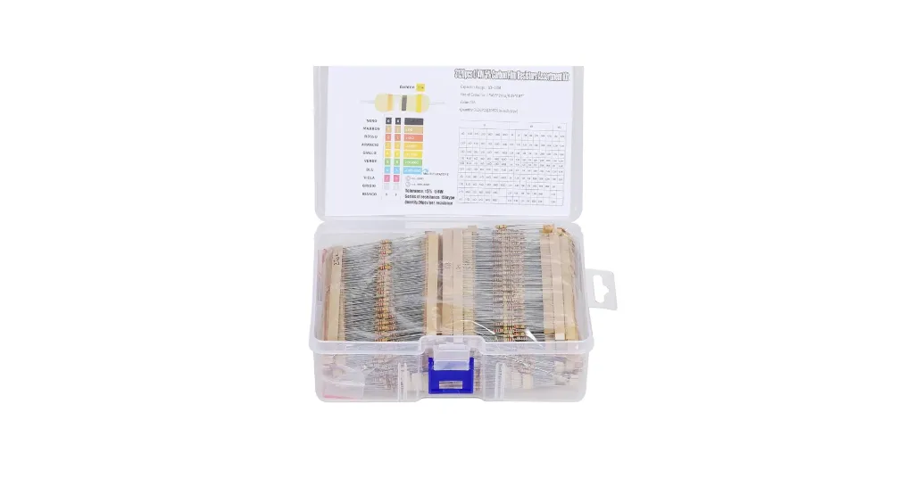 [EB000248] 3120PCS 1/4W156Kinds Each Value Carbonl film Resistors Kit