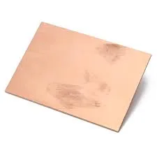 Single Side 10*15cm Thickness 1.5mm FR4 Glass Fiber Blank Copper Clad Printed Circuit Board Universal Prototype PCB