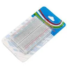 [EB000371] Transparent 400 Points Soldless Breadboard