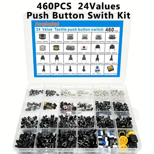 460PCS Two-legged Four-legged Light Touch Button Switch
