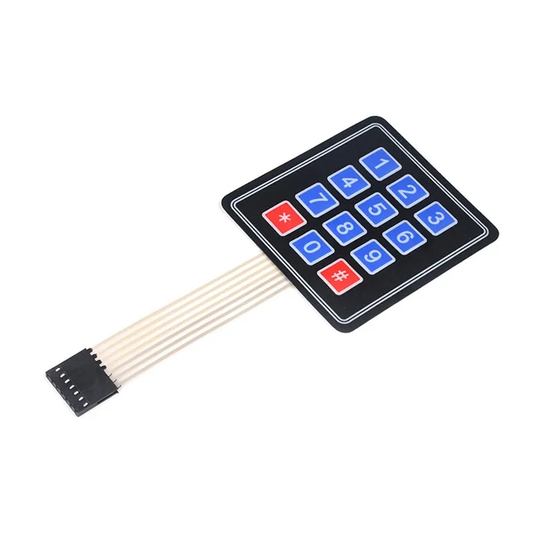 [EB000374] 4*3 Membrane Switch Matrix Keypad