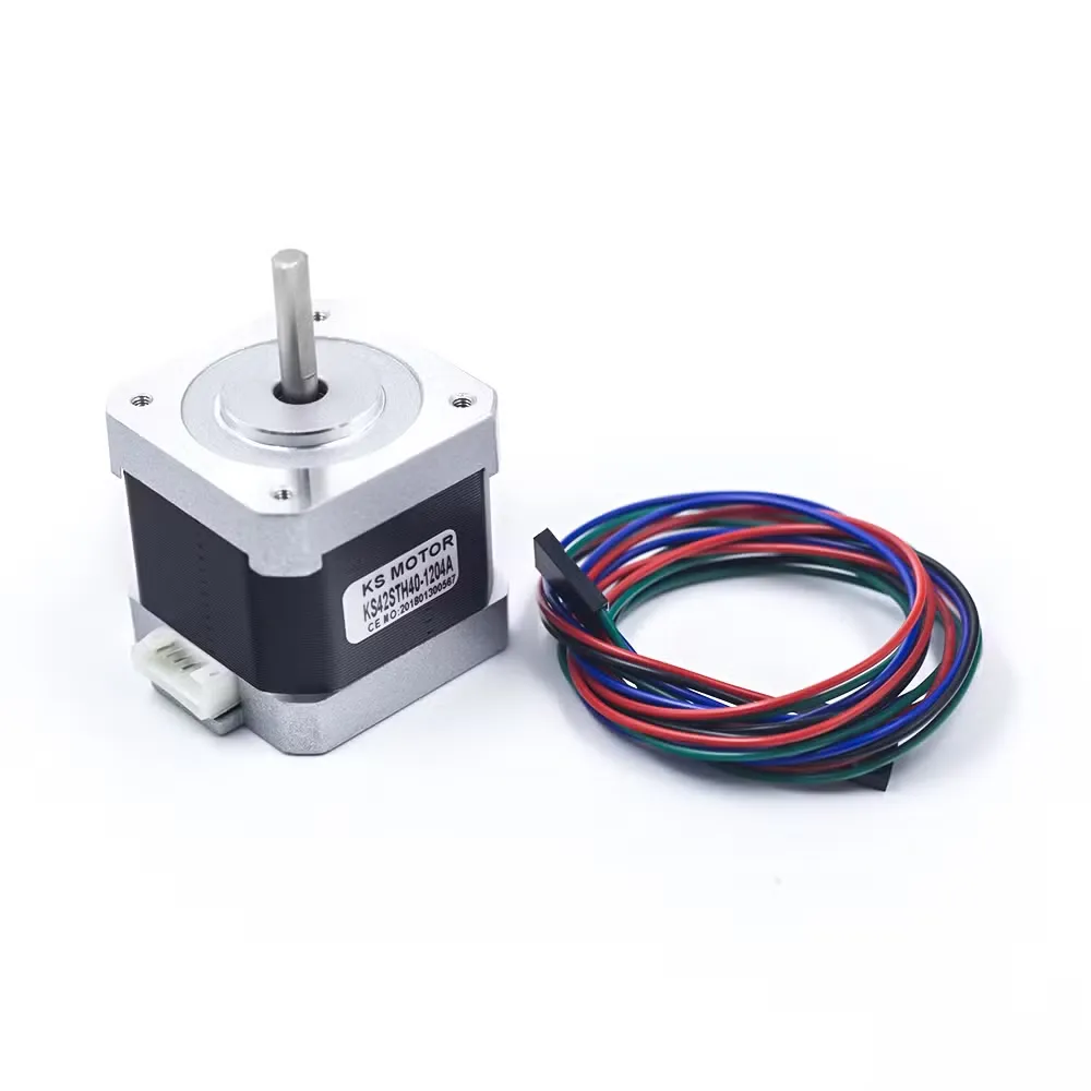 [EB000288] 48mm D Shaft 42BYG Stepper Motor 1.8° NEMA17 JK42HS48- 1684 08AF with 1 Meter Cable