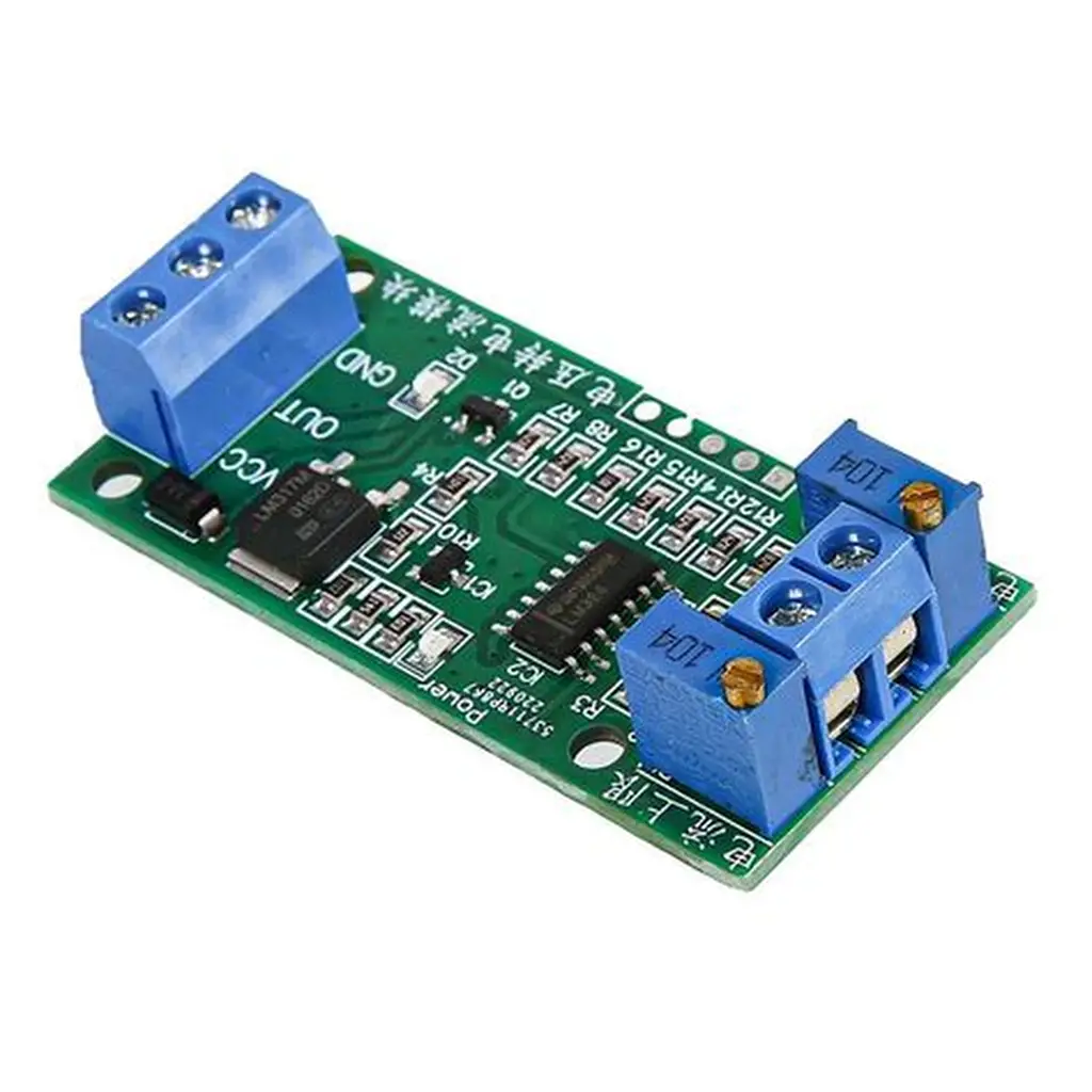 Voltage to Current Module 0-15V to 4-20mA Current Transmitter Signal Converter Module