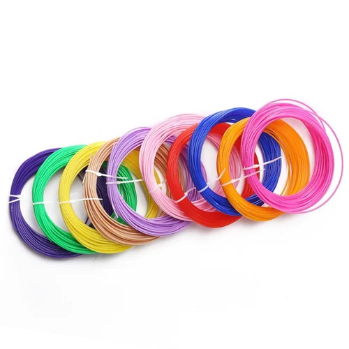 [EB000312] 10Meter/Bag 10 color/set 3D Pen Filament PLA 1.75mmPlastic Rubber Printing Material For 3D Printer Pen