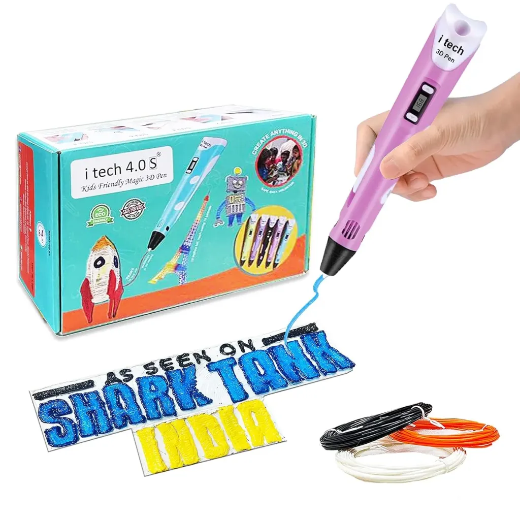 [EB000311] 2nd Generation LCD 3D Drawing Printing Pens 5V 3d Magic Pen Purple + US Plug