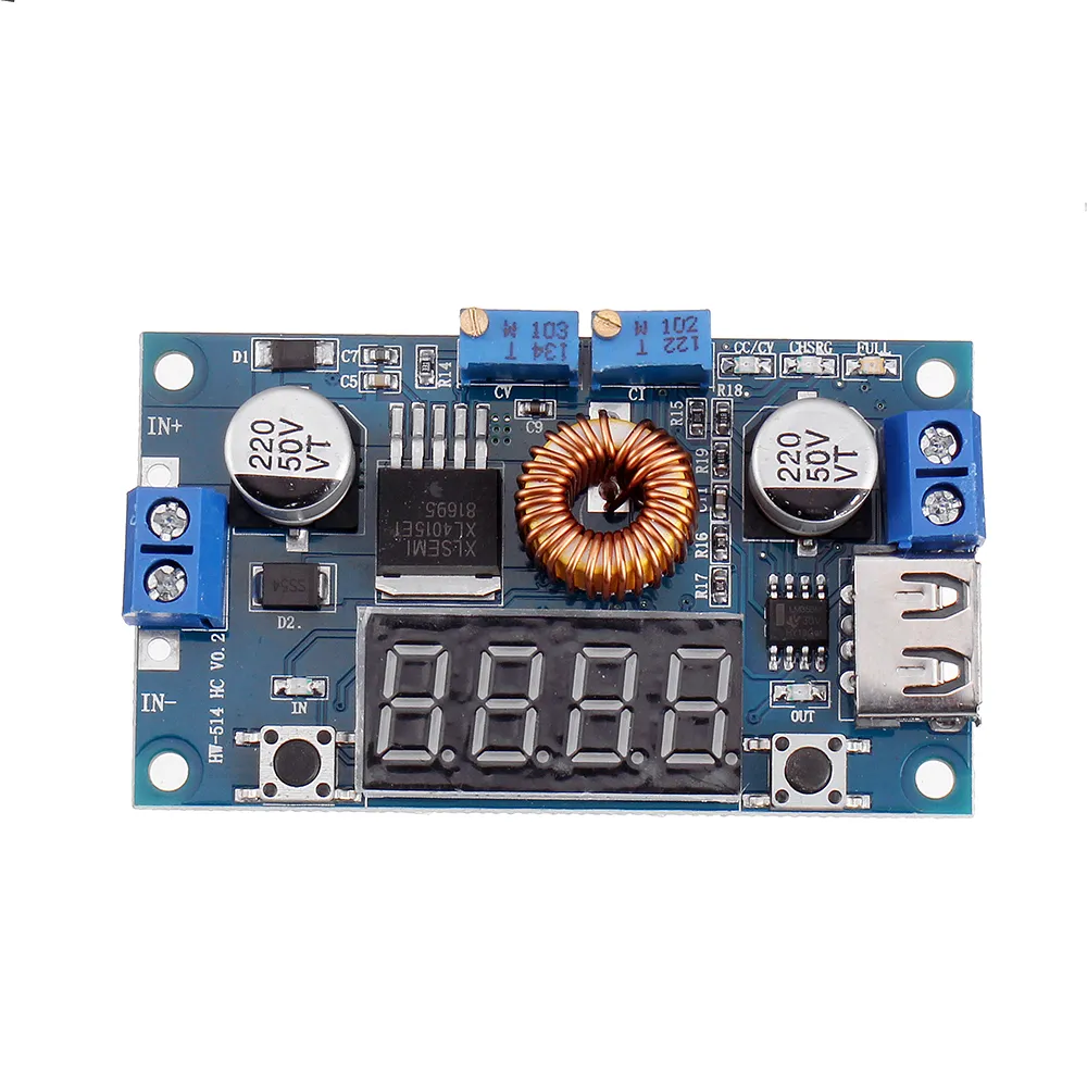 Blue DC-DC XL4015 Adjustable Step-down Module 5A 75W
