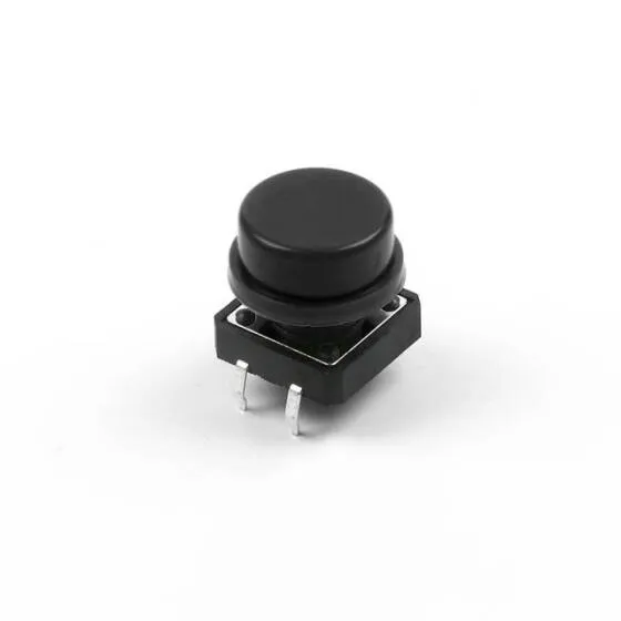 Black Round Cap for Square Tachile Switch 12*12**7.3mm