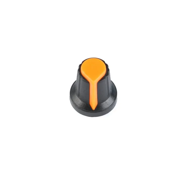 Orange Potentiometer Knob Rotary Awitch Cap Inner 6mm External 15mm*17mm