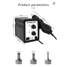 858A Hot Air Soldering Station EU Plug