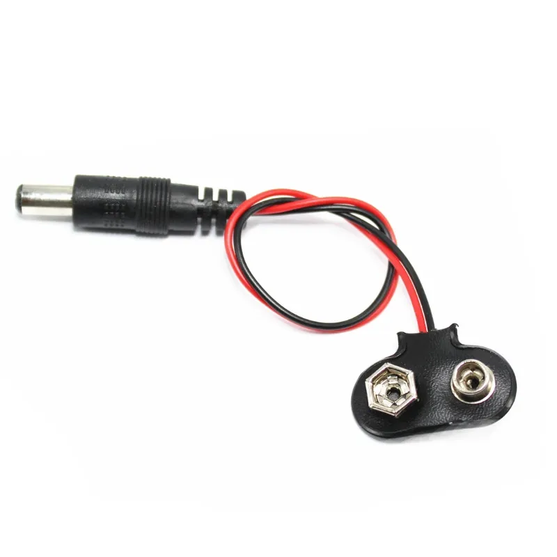 [EB000462] 9V Battery Connector with DC length：15cm
