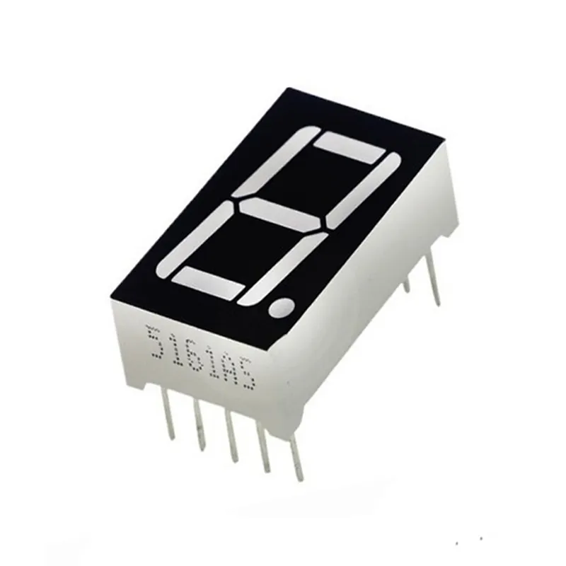 0.56 inch Red 1 Digit 7 Segment LED Display 10pin Common Anode(CA)