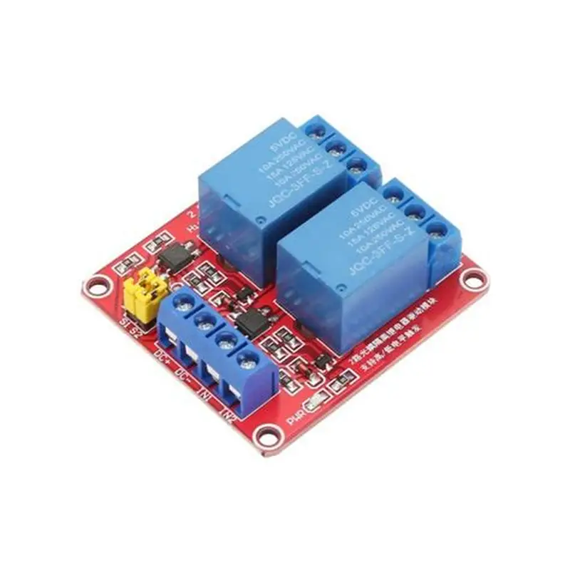 2 Channel Low Level Relay Module with light coupling 5V