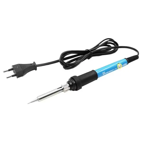 [EB000476] High Quality Adjustable Temperature Straight Plug Soldering Iron 60W EU Plug 220V