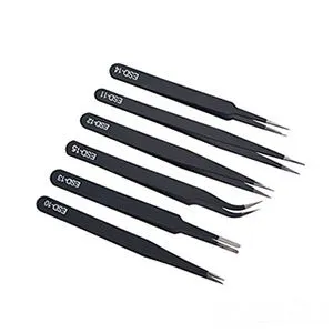 VETUS 6 in 1 Antistatic Tweezers Kit